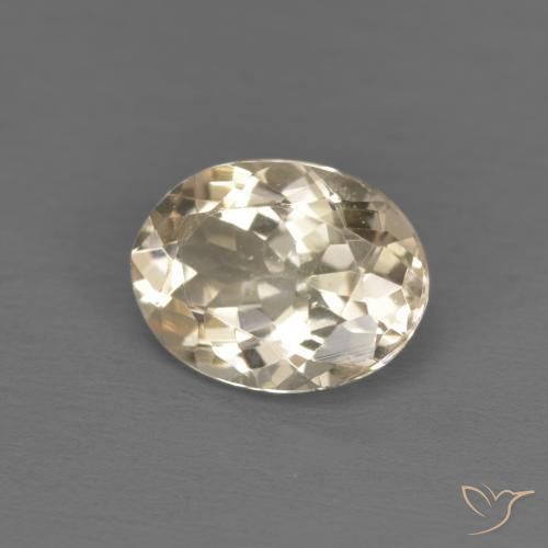 9,17 ctw natürlicher hellgolden Morganit, Oval, VVS-VS