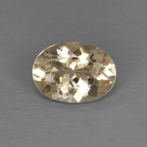 9,17 ctw natürlicher Golden Morganit, Oval Schliff, VS