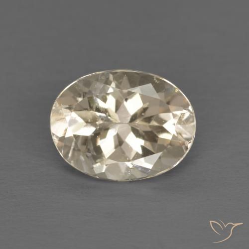 1.28ct Natürlicher Creme Morganit, Oval, VS