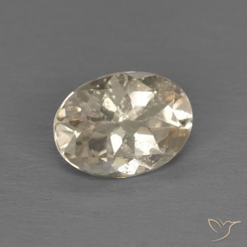 9,17 ctw natürlicher hellgelb Morganit, Oval, VS