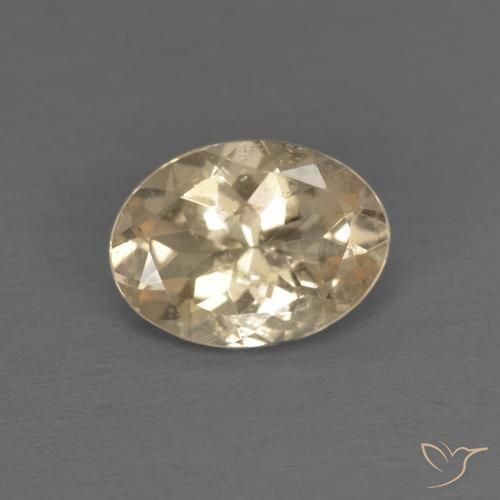 0.94ct Natürlicher Creme Morganit, Oval, VS, Photo A