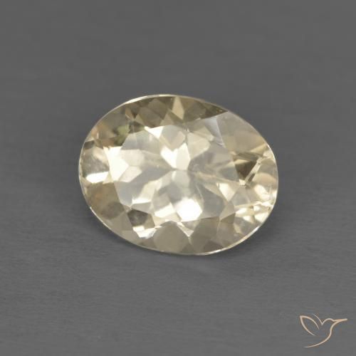 9,17 ctw natürlicher hellgolden Morganit, Oval, VVS-VS