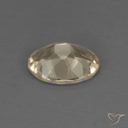 9,17 ctw natürlicher hellgolden Morganit, Oval, VVS-VS