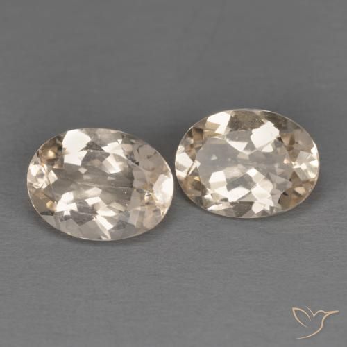 2.13 ct natürliche Lachs-rosa Morganit-Edelsteine, Oval, VVS-VS