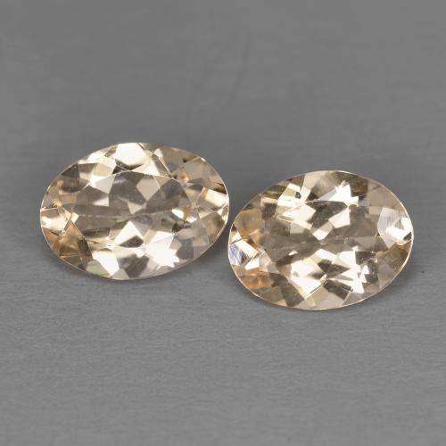 1,78 ct natürliche orangefarbener Morganit-Edelsteine, Oval Schliff, VVS-VS