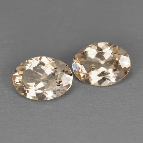 1,78 ct natürliche orangefarbener Morganit-Edelsteine, Oval Schliff, VVS-VS