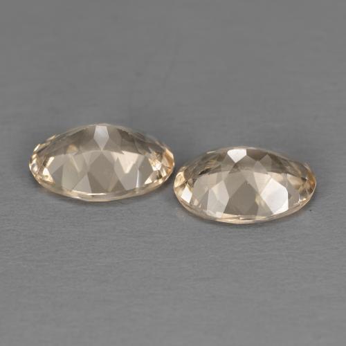 1,78 ct natürliche orangefarbener Morganit-Edelsteine, Oval Schliff, VVS-VS