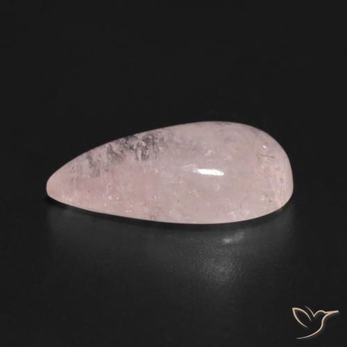 9,17 ctw natürlicher hellrose-rosa Morganit, Birnenform, Transparent