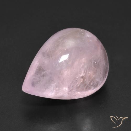 7.89ct Natürlicher hellrosa Morganit, Birnenform, Transparent