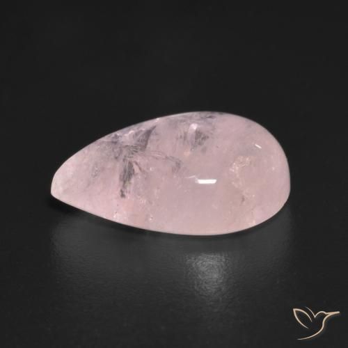 9,17 ctw natürlicher Flamingorosa Morganit, Birnenform, Transparent