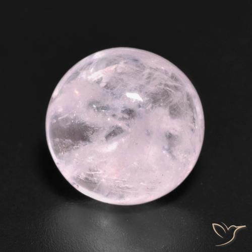 4.64ct Natürlicher Helle Pfirsichrose Morganit, Runden, Transparent