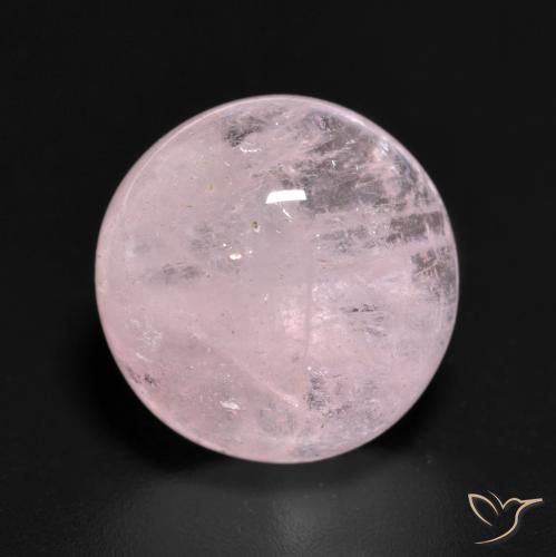 7.24ct Natürlicher Helle Pfirsichrose Morganit, Runden, Lichtdurchlässig