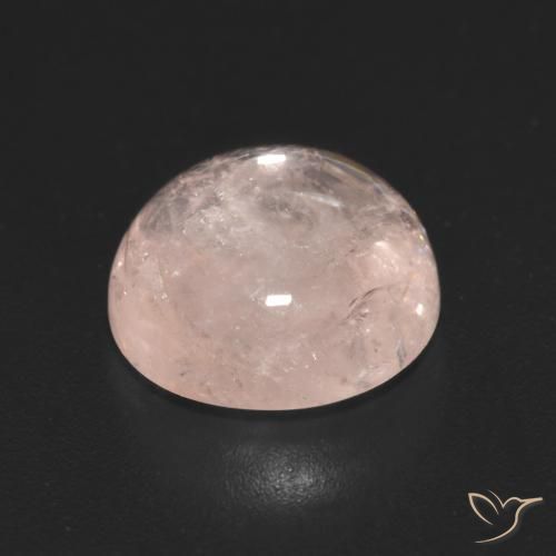 9,17 ctw natürlicher Korallenrosa Morganit, Runden, Transparent