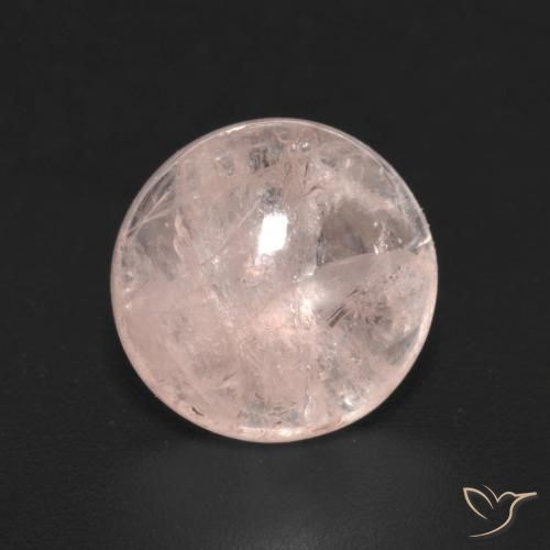 2.90ct Natürlicher rose-rosa Morganit, Runden, Transparent