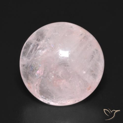9.00ct Natürlicher Sehr helles Rosenrosa Morganit, Runden, Transparent