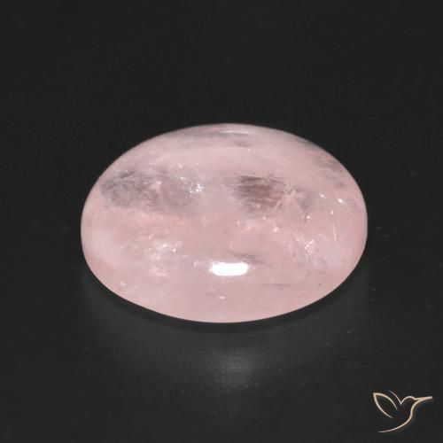 9,17 ctw natürlicher hellrosa Morganit, Runden, Transparent