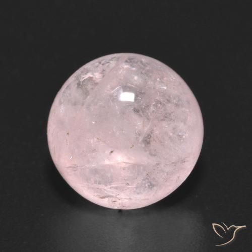 3.85ct Natürlicher rose-rosa Morganit, Runden, Transparent