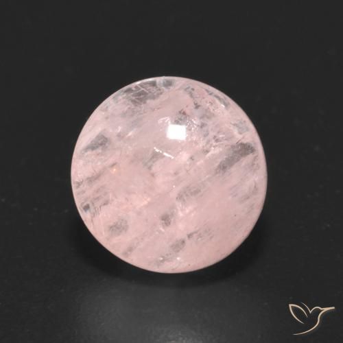 1.97ct Natürlicher Helles Korallenrosa Morganit, Runden, Transparent