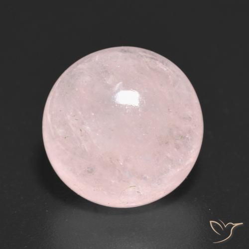 7.34ct Natürlicher Helle Pfirsichrose Morganit, Runden, Lichtdurchlässig