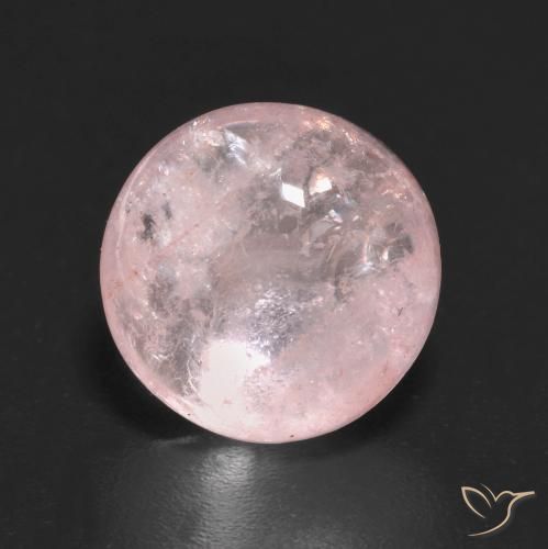 4.28ct Natürlicher Helles Korallenrosa Morganit, Runden, Transparent