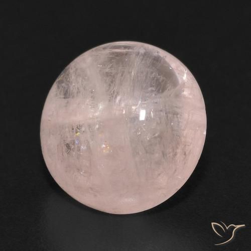 9,17 ctw natürlicher hellrosa Morganit, Runden, Transparent