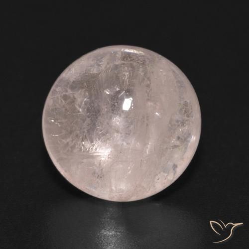 4.35ct Natürlicher Flamingorosa Morganit, Runden, Transparent