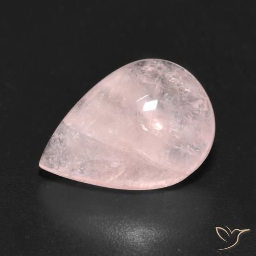 4.38ct Natürlicher Flamingorosa Morganit, Birnenform, Transparent