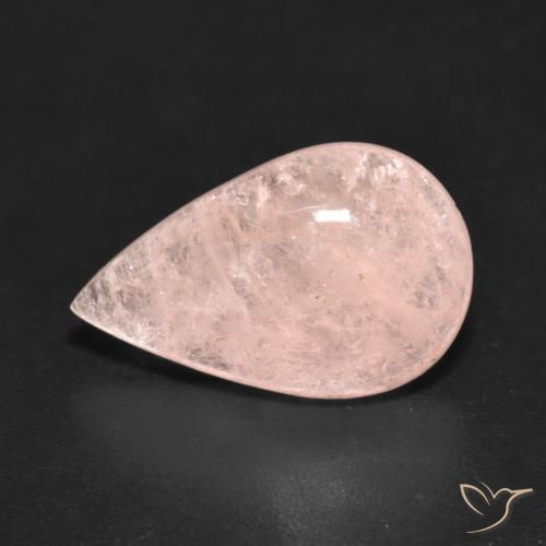 5.03ct Natürlicher Mittelrosa Morganit, Birnenform, Transparent
