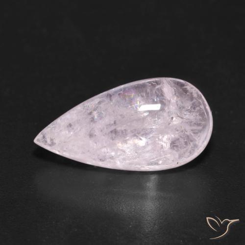 4.15ct Natürlicher rose-rosa Morganit, Birnenform, Transparent