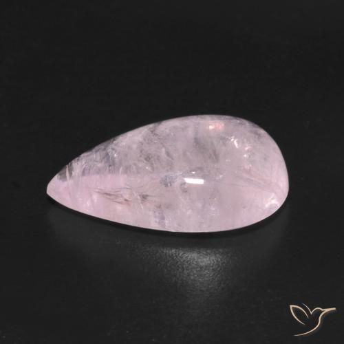 9,17 ctw natürlicher Mittel-Hellrosa Morganit, Birnenform, Transparent