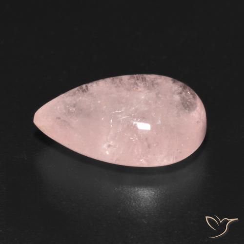 9,17 ctw natürlicher hellrose-rosa Morganit, Birnenform, Transparent