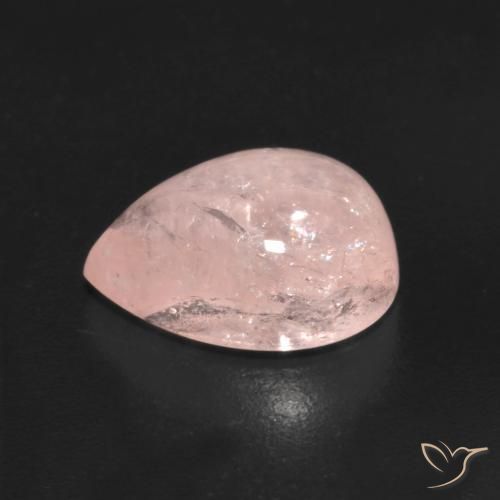 9,17 ctw natürlicher Helles Korallenrosa Morganit, Birnenform, Transparent