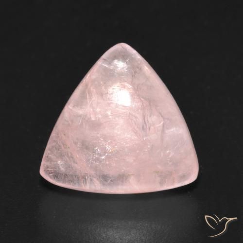 4.86ct Natürlicher hellrosa Morganit, Trillion, Transparent