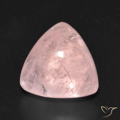 5.99ct Natürlicher Mittelrosa Morganit, Trillion, Transparent