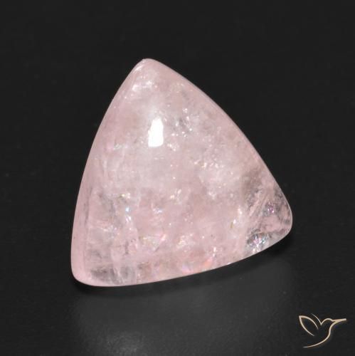 9,17 ctw natürlicher Helles Korallenrosa Morganit, Trillion, Transparent