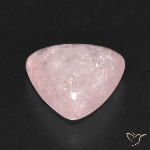 9,17 ctw natürlicher Helles Korallenrosa Morganit, Trillion, Transparent