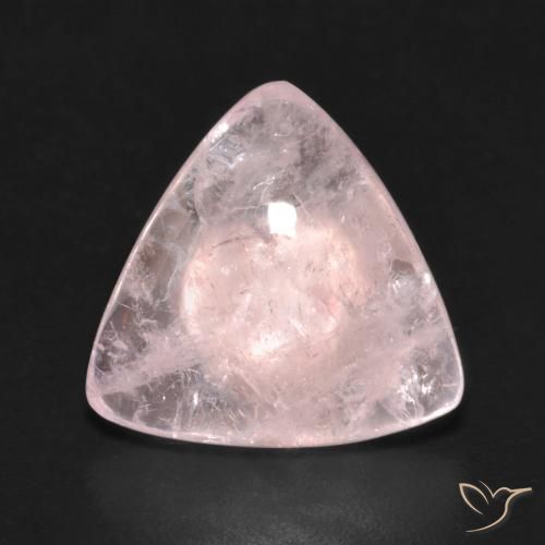 5.39ct Natürlicher Flamingorosa Morganit, Trillion, Transparent