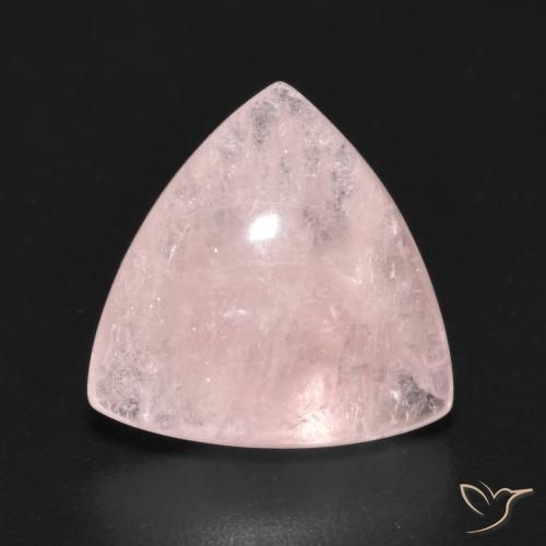 4.90ct Natürlicher hellrosa Morganit, Trillion, Transparent