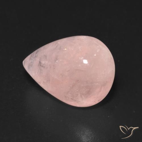 9,17 ctw natürlicher Rosa Ton Morganit, Birnenform, Transparent