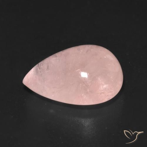 9,17 ctw natürlicher Rosa Ton Morganit, Birnenform, Transparent