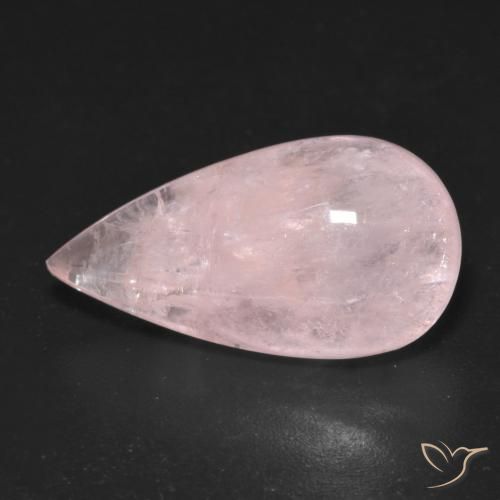 9,17 ctw natürlicher rose-rosa Morganit, Birnenform, Transparent