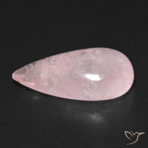 9,17 ctw natürlicher rose-rosa Morganit, Birnenform, Transparent