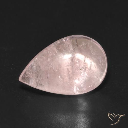 4.31ct Natürlicher hellrose-rosa Morganit, Birnenform, Transparent