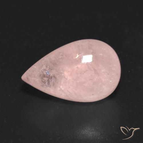 4.86ct Natürlicher Mittelrosa Morganit, Birnenform, Transparent