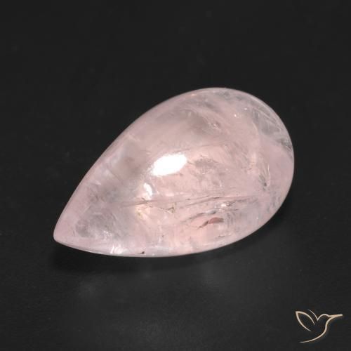 9,17 ctw natürlicher hellrose-rosa Morganit, Birnenform, Transparent