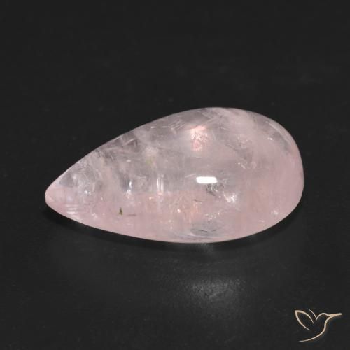 9,17 ctw natürlicher hellrose-rosa Morganit, Birnenform, Transparent