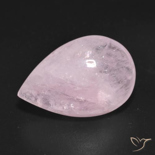 9.65ct Natürlicher Kaugummi Rosa Morganit, Birnenform, Transparent