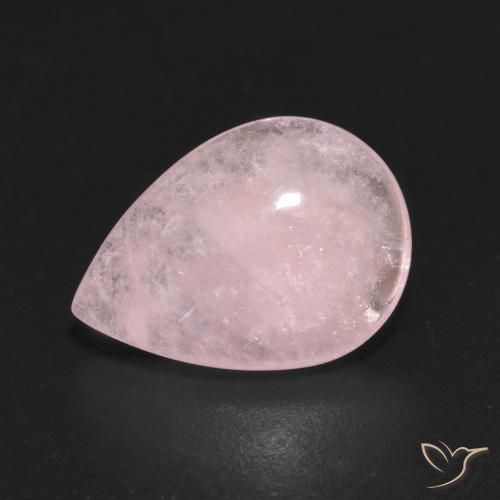 4.31ct Natürlicher Helle Pfirsichrose Morganit, Birnenform, Transparent