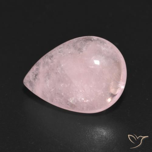 9,17 ctw natürlicher Helle Pfirsichrose Morganit, Birnenform, Transparent