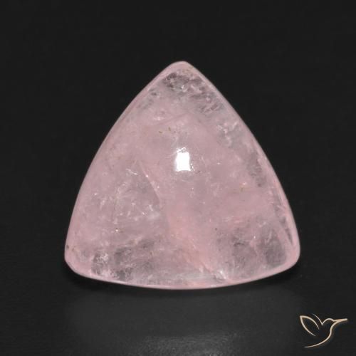 6.30ct Natürlicher Mittelrosa Morganit, Trillion, Lichtdurchlässig